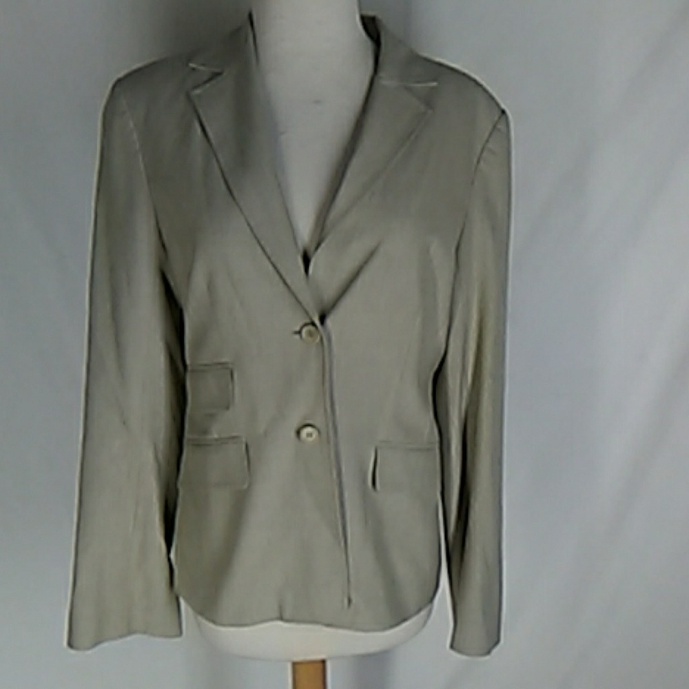 BCBG MAXAZRIA Beige Blazer Jacket 8